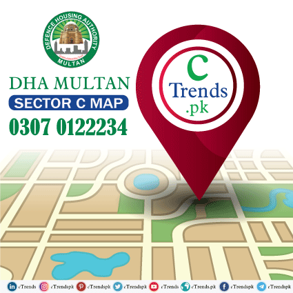 DHA Multan Sector C Map - dha multan sector C - dha multan map pdf download - cTrends