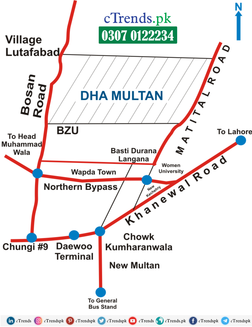 DHA Multan Location - cTrends